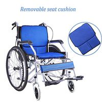Wheelchair Wheelchair Folding Lightweight Old Cart Trolley Ultra-light Portable Disabled Elderly Multi-function Scooter Can Bear 100kg Suitable For The Elderly/pregnant Women / Postoperative Rehabilit