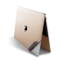 Leze - 5-in-1 Full Body Decals Sticker Compatible with MacBook Air 13 with Retina Display 2018 Released(Model Number: A1932) Include[Top+Bottom+Touchpad+Palm Rest+Screen Protector] - Gold