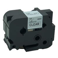 QPMY 1 Pack Compatible for Brother P-Touch Laminated TZe TZ 161 Label Tape Width 1.5" 36mm x Length 26.2' 8m (Black on Clear)