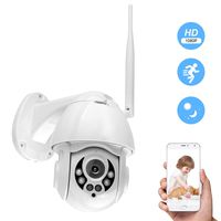 OWSOO K38D WiFi Camera PTZ Camera1080P IP Camera Face Detect Auto Tracking 4X Zoom Two-Way Audio Waterproof Camera Outdoor Camera Security Camera