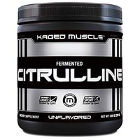 KAGED MUSCLE, Premium L-Citrulline Powder, Enhance Muscle Pumps, Improve Muscle Vascularity, Nitric Oxide Booster, Citrulline, Unflavored, 100 Servings