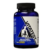 VitaTest Testosterone Booster with Vitamin Support - All-Natural Test Booster with Multivitamin for Muscle Growth and Immune Support - Strength and Endurance - Easy to Take Tablets 1 Month Supply