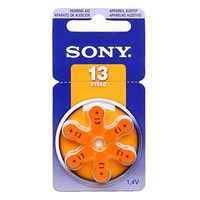 SONY Hearing Aid Batteries Size 13, 1.45 Volts (6 pcs)