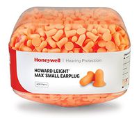 Howard Leight MAX Small Earplug Refill for HL400 Dispenser, 800 Pairs (Two 400-Pair Canisters), NRR 30 (HL400-MAXS-REFILL)
