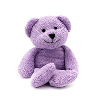 Thermal-Aid Zoo — Tumble The Lavender Bear — Kids Hot and Cold Pain Relief Heating Pad Microwavable Stuffed Animal and Cooling Pad — Easy Wash, Natural Sleep Aid — Pregnancy Must-Haves for Baby