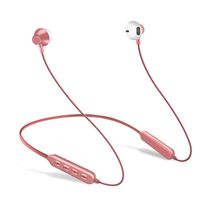 Bluetooth Headphones,Xunpuls Wireless Earphone 5.0 Magnetic Earbuds Snug Fit for Sports Gym with Built in Mic (IPX5 Waterproof aptX Stereo 12-16 Hours Playtime) (Rose Gold)