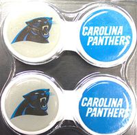 California Accessories Carolina Panthers 2 Pack Contact Lens Case