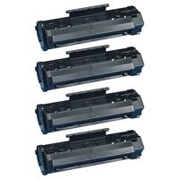 Amsahr FX3 Canon FX3, L20, L250, L280 Compatible Replacement Toner Cartridge with Four Black Cartridges