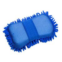 Multi-Function Cleaning Brush Home/Car Sponge, B1, Dark Blue/2 Pieces