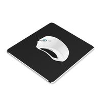 Yihmi Mouse pad, Aluminum Gaming Laptop Mouse pad,0.2 inch Slim Design Anti-Slip Silicon Pads Accurate Control on Mac (Black)