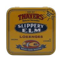 Thayers Slippery Elm Lozenges Original - 42 Lozenges - Case of 10 - HSG-900522
