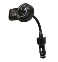 SCOSCHE Universal 12V Digital FM Stereo Transmitter with Flexible Neck for Cell Phones, MP3 Players, iPods, iPhones and More Music Devices - Black (FMTD7)