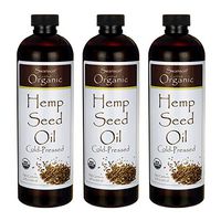 Swanson Hemp Seed Oil 12 fl Ounce (355 ml) Liquid (3 Pack)