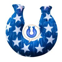 U-Shape Classic Rubber Hot Water Bottle & Soft Cover,for Neck Relaxation, H4