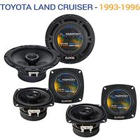 Compatible with Toyota Land Cruiser 1993-1996 OEM Speaker Upgrade Harmony R65 R4 Package New