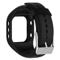 MChome11 Sport Watch Band Compatible with Polar A300 Smart Bracelet, Adjustable Sports Silicone Watch Strap Wrist Band for Polar A300 Smart Bracelet Black