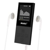 RUIZU X18 Mp3 Player with Bluetooth, Music Player with FM Radio, 100hrs Playback, and 128GB Expandable, Independent Volume Button, Black