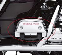 Frames & Fittings Aftermarket Footboard Cover for 2006-later Dyna/ 1986-later FL Softail/ 1987-later Touring and Trike CD