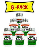 NAT-rul Daily Vite 100 Tablets - 6 Pack