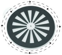 RI5081EA - SafetySure Pivot Disc 13 dia., 400 lb. Weight Capacity