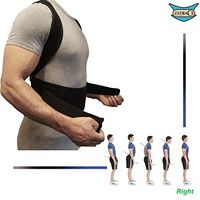 ZSZBACE Back Brace Chest Support - Unisex Posture Corrector - Spine Straightener - Relief Back Pain (XL)
