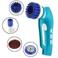 GSPOR Power Spin Scrubber, Household Handheld Electric Cleaning Brush Handheld for Kitchen Bathroom with Rechargeable Battery,AAbattery
