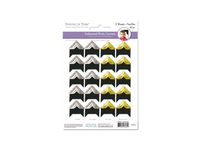 Forever in Time Photo Corners Self-Adhesive Embossed Cardstock, 3/4-Inch, 40 Per Package, Gold/Silver