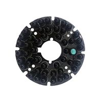 Prettyia 48 LED 940nm IR Infrared Illuminator Board Round Plate IR Illuminator Board Bulb for CCTV Security Camera