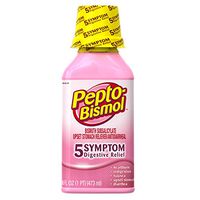 Pepto-Bismol Original Liquid 5 Symptom Medicine - Including Upset Stomach & Diarrhea Relief, 16 Oz (Pack of 3)