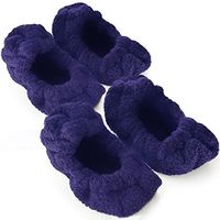 Top Glides GlideSocks Walker Ski Glide Covers - 2 Pairs (Purple)