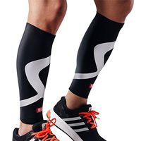 Genetic Los Angeles 1 Pair Compression Sleeves Support Sports Safety Running Shin Splint Brace Leg Socks Pad Shin Guard Soccer Basketball Fitness Protector Male Female (Black(Pack of 2), XXXL)