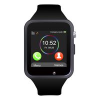 Padgene Bluetooth Smartwatch,Touchscreen Wrist Smart Phone Watch Sports Fitness Tracker with SIM SD Card Slot Camera Pedometer Compatible with iPhone iOS Android for Kids Men Women (Black)