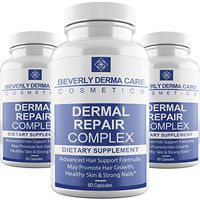 Beverly Dermal Repair Complex Supplement with Biotin, Vitamin B12, Vitamin B6, Vitamin C, Vitamin D & Vitamin E - Best Formula On The Market - 3 Bottles