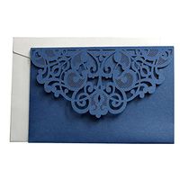 Per Newly 10PCS Laser Cut Wedding Invitations Cards Kit for Marriage Engagement Birthday Bridal Shower