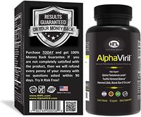 AlphaViril™ by Dr Sam Robbins | Natural Testosterone Booster, Increases Strength, Energy, Stamina, Performance, Builds Muscle | Made in USA | Men & Women | Tongkat Ali Extract, Horny Goat Weed, Zinc.