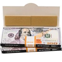EMPIRE ROLLING - Two Pack Wallets $100 Bill Rolling Paper (40 Papers) King Size Benny | Made from Pure All Natural Ingredients | Premium Quality Paper, Organic, 100% Vegan, Non-GMO, Unbleached