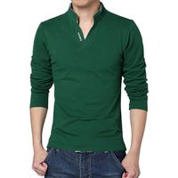 Mens Shirts Casual T Shirts, Men's Dress Shirts Long Sleeve Regular Fit Oxford with Pocket Green