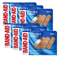 Band-Aid Brand Flexible Fabric Adhesive Bandages for Wound Care and First Aid, All One Size, 600 Count