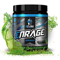 eFlow Nutrition ENRAGE Pre Workout Supplement with Creatine, Beta Alanine, Citrulline, Agmatine - Preworkout Powder to Boost Energy, Pumps, and Strength - Gladiator Green Apple (30 Servings)