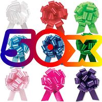 Meena Supplies 50x 50mm Mixed Pull Bow Pack