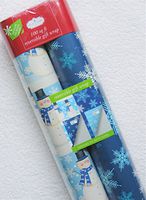 Trim A Home 2 Rolls (100 SQ FT Reversible Gift Wrap)