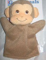 Brown Garanimals Baby Bath Mitt & Puppet - Monkey