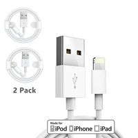 (2 Pack) Apple iPhone/iPad Charging/Charger Cord Lightning to USB Cable[Original Apple MFi Certified] Compatible iPhone X/8/7/6,iPad Pro/Air/Mini,iPod Touch(1M/3.3FT)