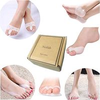 Netlab 12 PCS medical grade toe separators foot care pads disease protection foot massager bunion metatarsal hallux valgus protector
