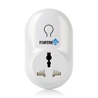 Fortress Security Store DIY Total Security Wireless Smart Outlet- Easily Control Individual Outlets from the FREE Exclusive Fortress App. via Apple/Android Devices when paired to Total Security System