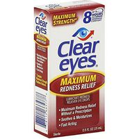 Clear Eyes Maximum Redness Relief Eye Drops 0.50 oz (Pack of 6)