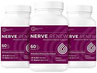 Life Renew: All-Natural Neuropathy Support Supplement with Stabilized R-Lipoic Acid - Absorbs Fast - Alternative Nerve Pain Treatment - 30 Day Supply (60 Count) - 3pk