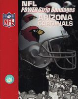 NFL Arizona Cardinals Power Strip Bandages (Pack of 3)