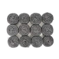 Mydio Stainless Steel Scourer,Naked Cleaning Ball,Pack of 12, 30g Each
