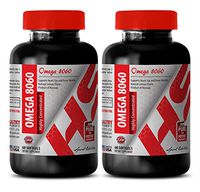 Omega 3 with dha and epa - Highly Concentrated Omega 8060 3000 MG - Improve Skin Health (2 Bottles)